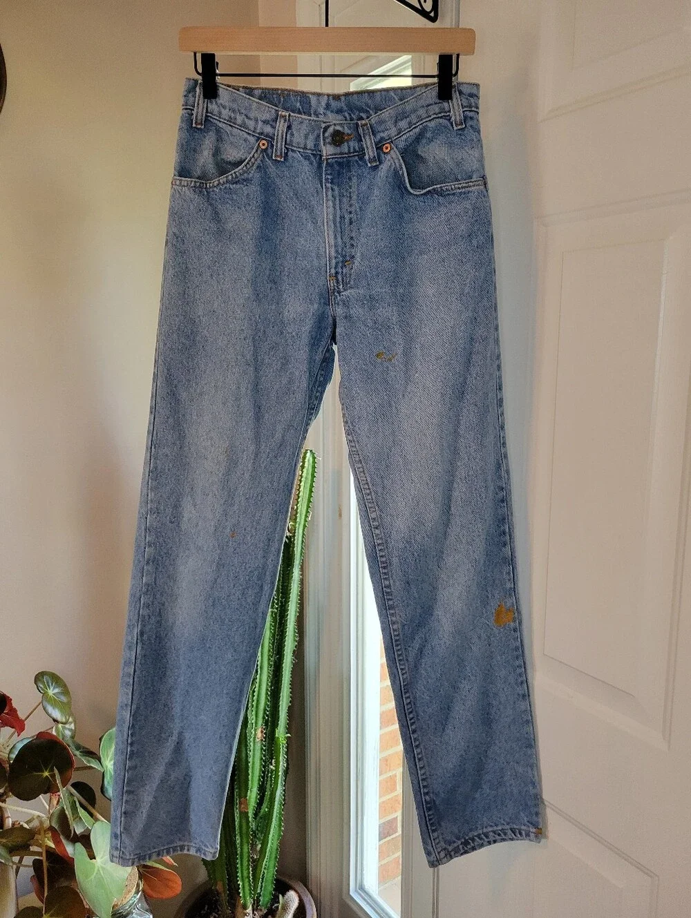 Levi's Orange Tab Vintage Straight Leg Light Wash Jeans, Size 29×32 Mens‎